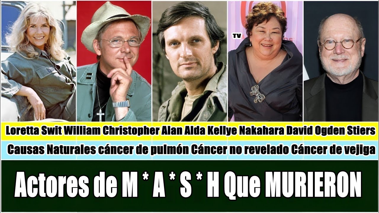 25 actores de MASH que fallecieron trágicamente