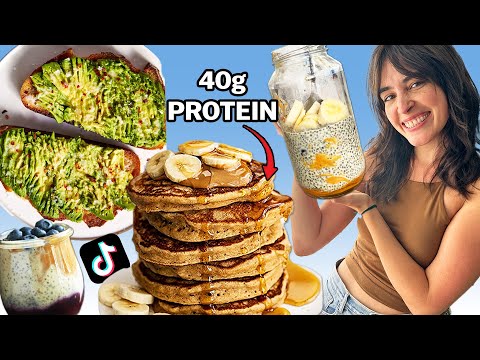 I Tried TikTok's Viral Vegan High-Protein Breakfasts