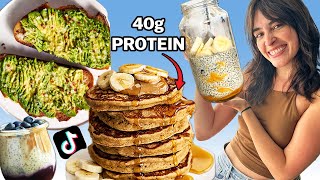 I Tried TikTok&#39;s Viral Vegan High-Protein Breakfasts