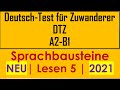 B1/ DTZ | Lesen 5 | Sprachbausteine 08.04.2021