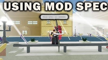 [YBA] AU THE MOD SPEC EXPERIENCE