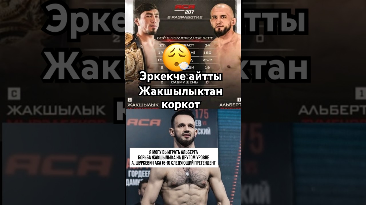 Шуркевич следующий для Жакшылыка? #mma #файтинг #ufc #sports #kyrgyz #aca #kyrgyzstan #кокбору