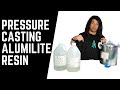 How to pressure cast Alumilite Clear Slow Epoxy Resin | Wood & Resin Watches