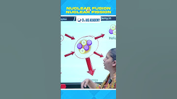 Nuclear Fusion and Nuclear Fission - Explained #upsc #ias #nuclearenergy