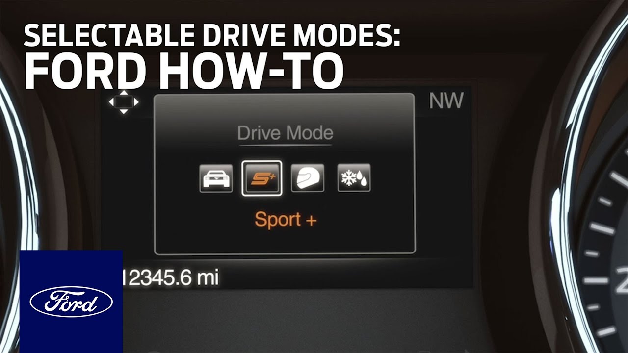 Selectable Driving Modes Ford HowTo Ford YouTube