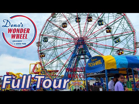 Vídeo: Deno's Wonder Wheel Amusement Park: Guia de Coney Island