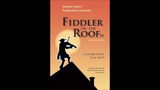 Program for Fiddler on the Roof - Spring 2012
