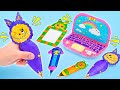 Labubu Paper Squishies Come to Life! ✨ DIY Drawing Pad &amp; Cute Pens