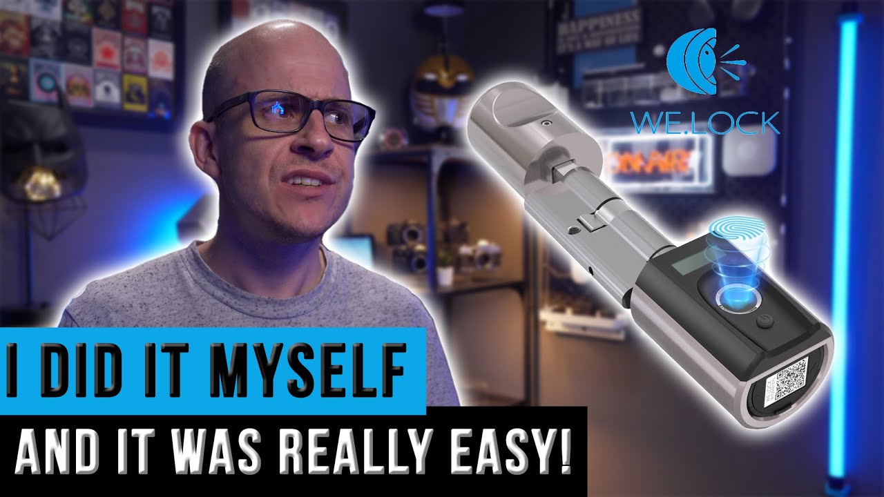 Installing a smart fingerprint door lock! YouTube