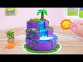 Amazing waterfall cake tutorial 1000 miniature cake decorating idea mini cakes making