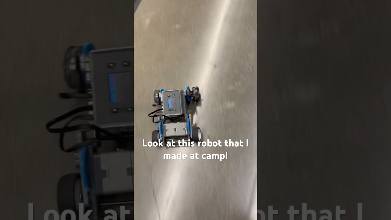 I made this robot at robotics camp! 