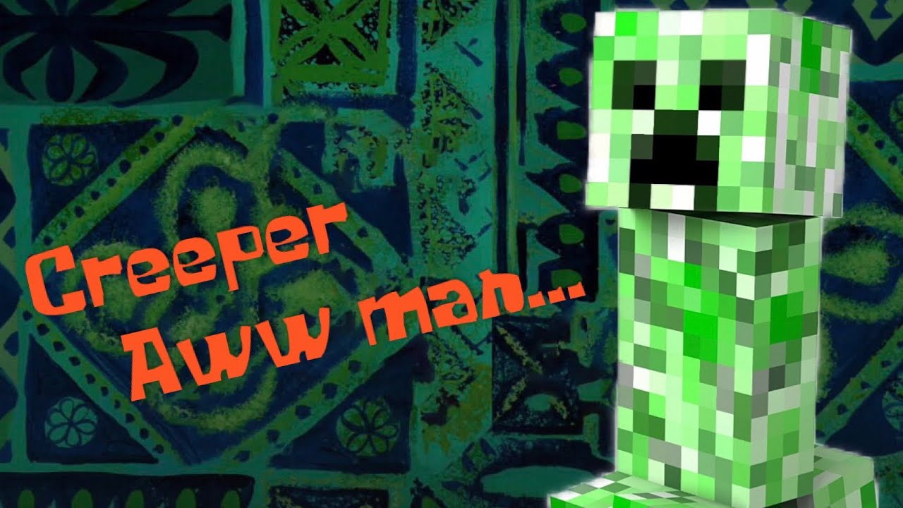 Creeper Aw Man In Spongebob Timecards Lyrics Youtube 