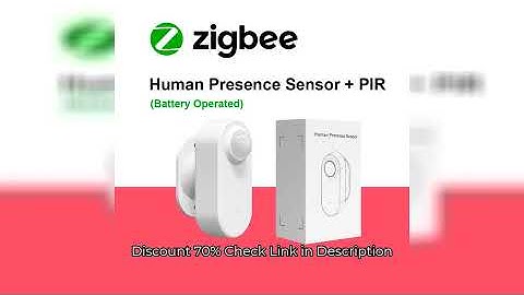 Zigbee Human Presence Detector,Luminance/Distance Detection,  Smart PIR Motion Sensor 24G Support Zi