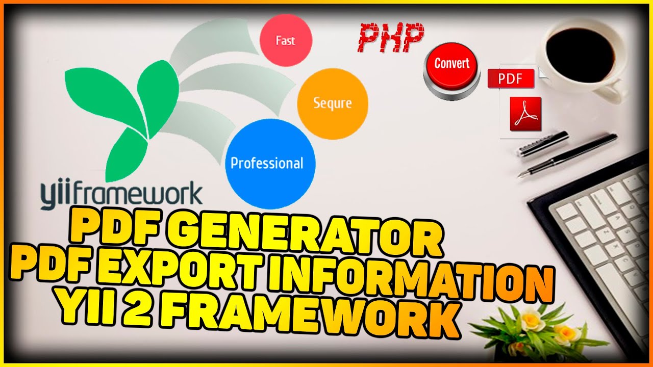 mpdf ภาษาไทย  New 2022  YII2 PDF GENERATOR || PDF EXPORT || ПДФ ГЕНЕРАТОР // 100 % ISHLAYDI 100 % WORKING PHP