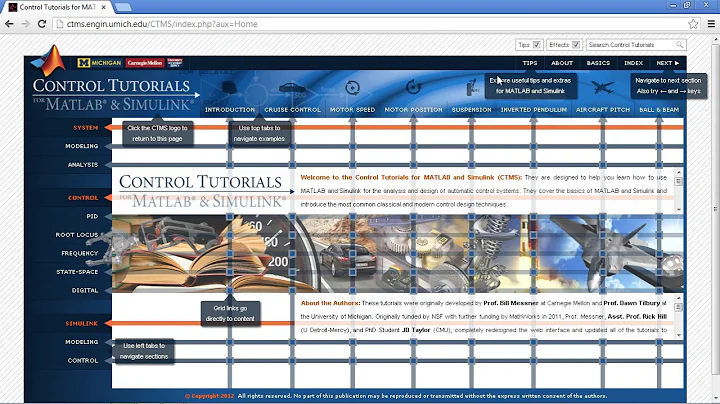 Teaching Controls Using Web Based Tutorials - MATLAB & Simulink Video