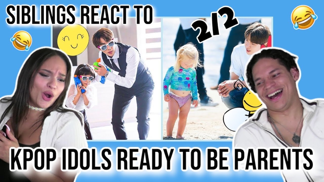 Siblings react to Kpop Idols that Are Finally Ready To Parents😂🥰