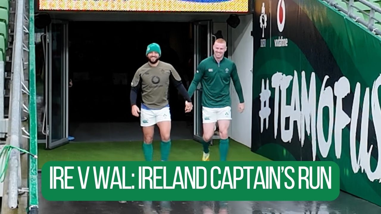 Ireland Captain's Run | Ireland v Wales | Six Nations Round 4 #IREvWAL #SixNations
