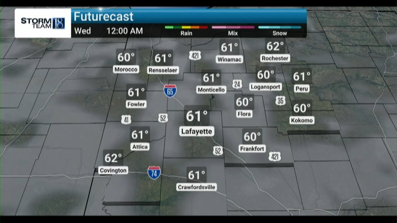 We have some rain to deal with - but then a warmup moves in - YouTube