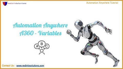 Automation Anywhere A360 Variables