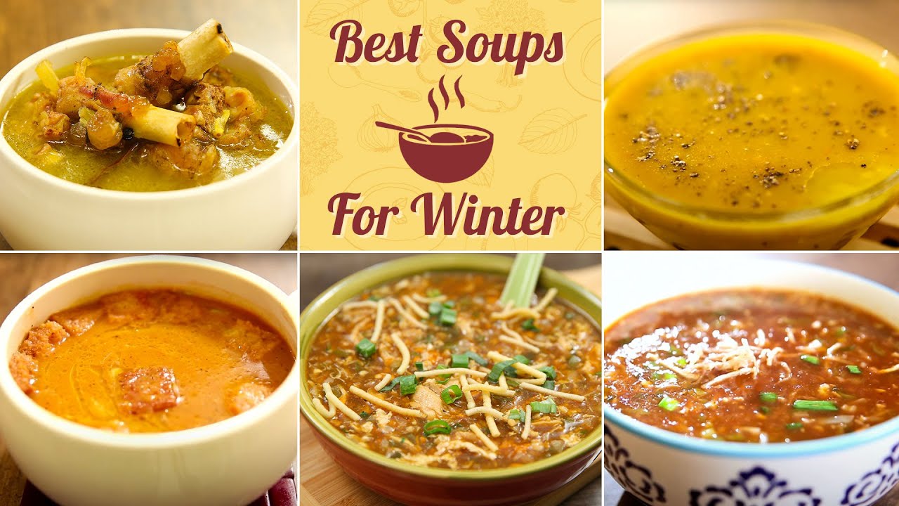 Best Soups For Winter in Marathi | थंडीत बनवा स्वादिष्ट आणि गरमागरम सूप | Soup Compilation | Ruchkar Mejwani