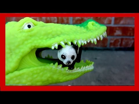 learn-names-of-zoo-animals-fun-toys-puppet-alligator-eating-up-animals-kids-z-fun