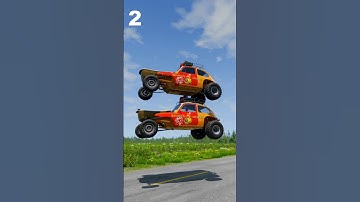 Dropping Autobello Car from sky #shorts #gaming BeamNG Drive