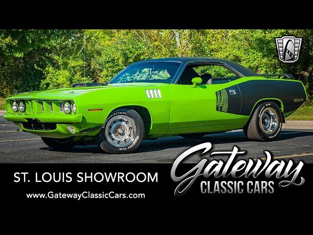 1971 Plymouth Barracuda 440 Six Pack For Sale Gateway Classic Cars St Louis 54