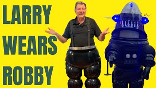 Man Puts On Homemade Robby the Robot Costume (Forbidden Planet Prop)