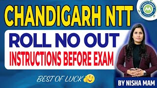 Chandigarh Ntt Roll No Out Instructions Best Of Luck