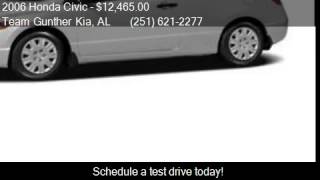 2006 Honda Civic LX for sale in Daphne, AL 36526 at Team Gun