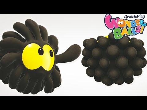 Learn Colors With Squishy Balls Paint Throwing Happy And Funny Cartoons For Kids WonderBalls