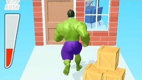 Hulk Muscle Rush - Big Update || (Android ios) All level Gameplay  Walkthrough Part -035