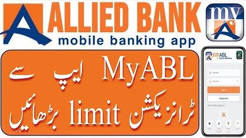 How to increase myABL transaction limit | ABL transaction limit | MyABL mobile app problem solve |