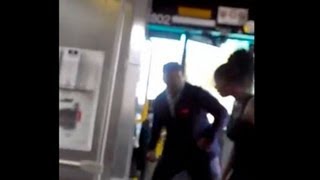 Bus Driver Uppercuts Female Passenger (Video) screenshot 2