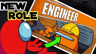 all you need to know about *NEW ENGINEER ROLE* in among us-Among Us New Update