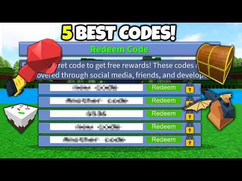 5 BEST CODES EVER!! | Build a boat for Treasure ROBLOX