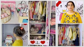 How to organize new born baby wardrobe | organizing ideas |