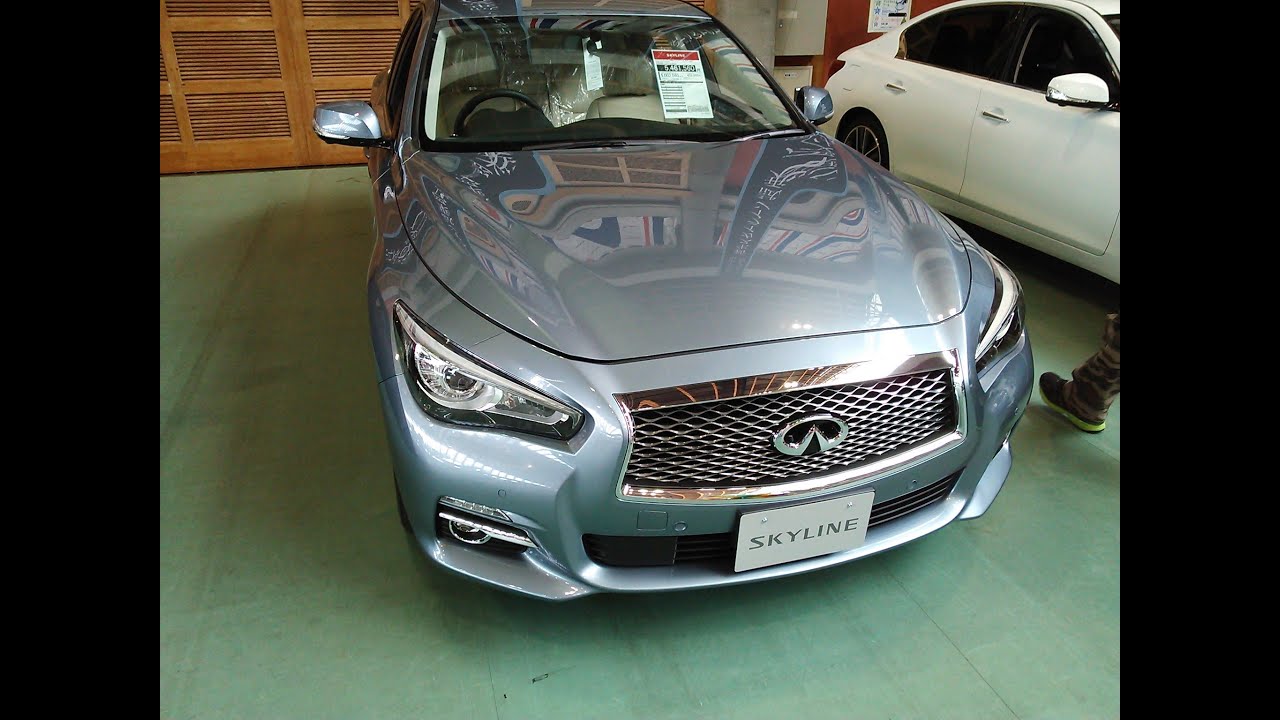 日産 スカイラン 350GT HYBRID Type-P 塗装色 HAGANEﾌﾞﾙｰ ／Nissan