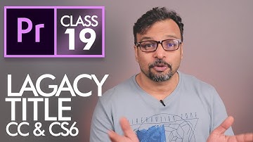 Legacy Title - Adobe Premiere Pro CC Class 19 - Urdu / Hindi