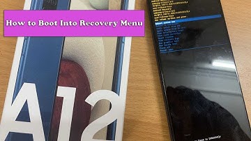 Samsung Galaxy A12: How to Boot Into Recovery Menu
