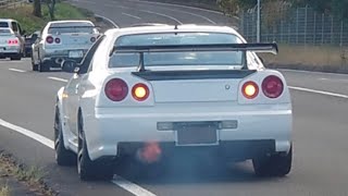 Mine'sR34GTR空ぶかし？！　　　[搬出]R's Meeting 2023 in富士スピードウェイ