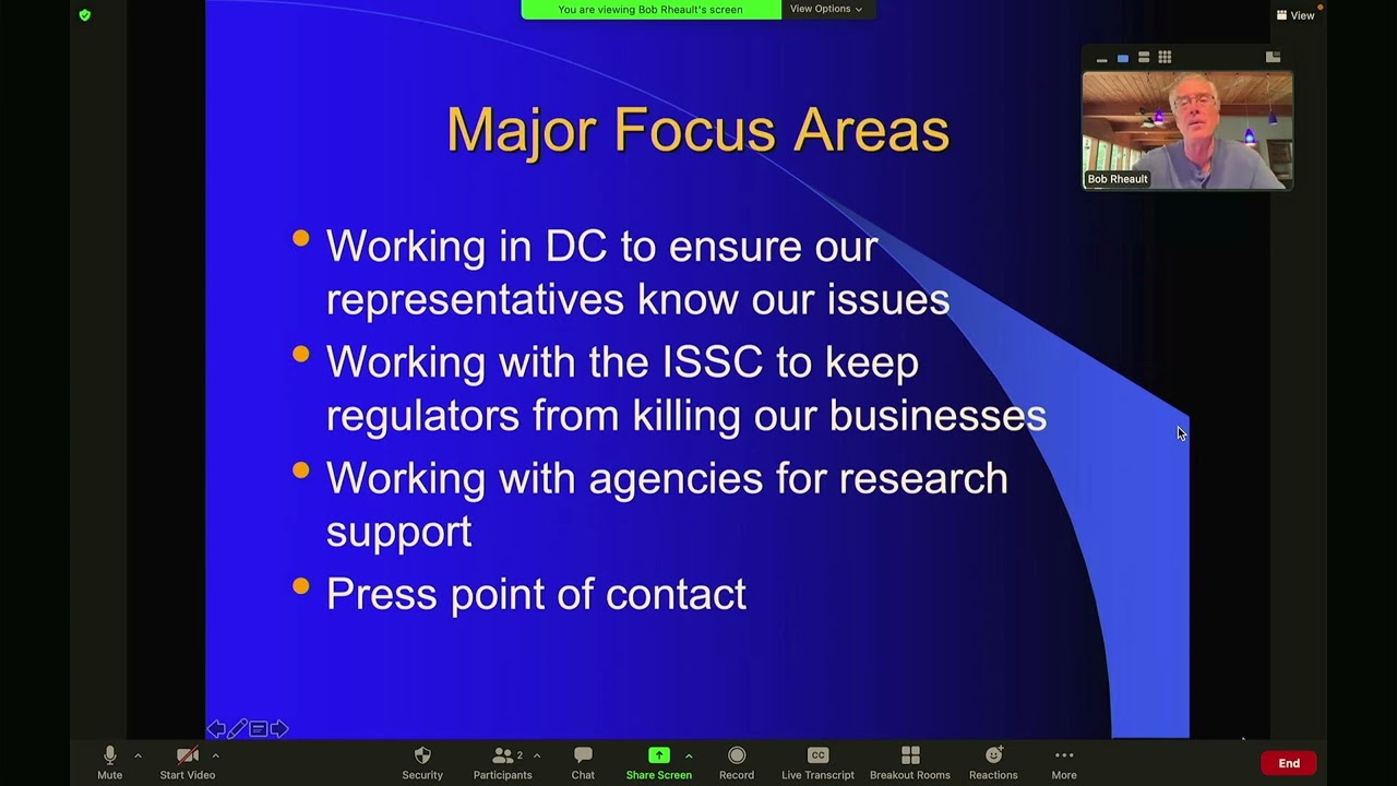 Updates from East Coast Shellfish Growers Association - Bob Rheault