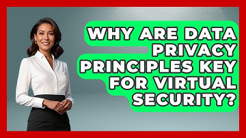 Why Are Data Privacy Principles Key For Virtual Security? - Virtual Communication Hub