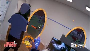 Portal to another world! 2Syncs Mixed Reality SDK & Quests Passthrough turns home into virtual world