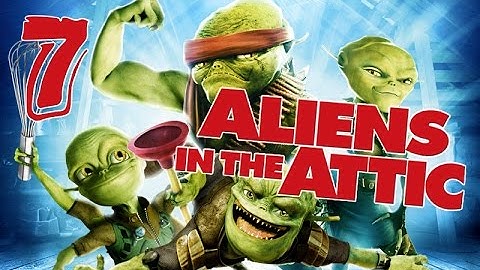 Aliens in the Attic Walkthrough Part 7 (PS2, Wii, PC) Movie Game - Level 07 -