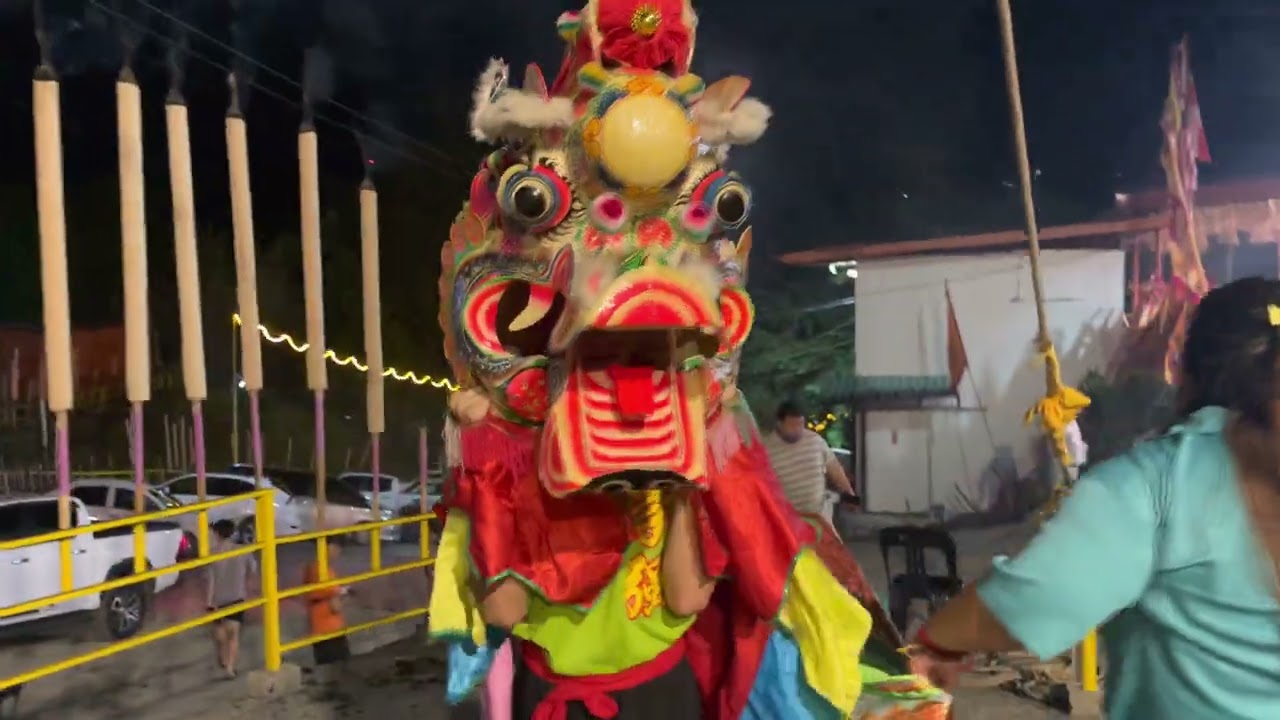 Lee Kiong Unicorn Dance Temple Blessing @ Nam Tien Kong Temple, KK
