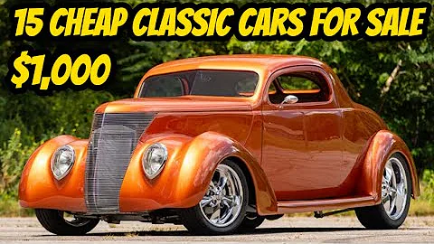 15 Classic Cars from the 1940s to 1970s You Can Buy for $1,000 to $35,000!