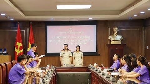 Bổ nhiệm lãnh đạo cấp phòng thuộc Vụ Thi đua - Khen thưởng, VKSND tối cao