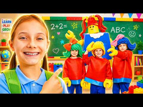 Eva Learns Friendship in a Magical LEGO School 💛🧱