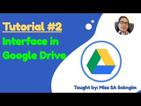 Interface in Google Drive  || Khmer Language || Tutorial #2